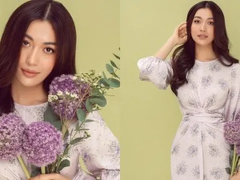 Lệ Hằng dịu dàng, thanh lịch đón thu